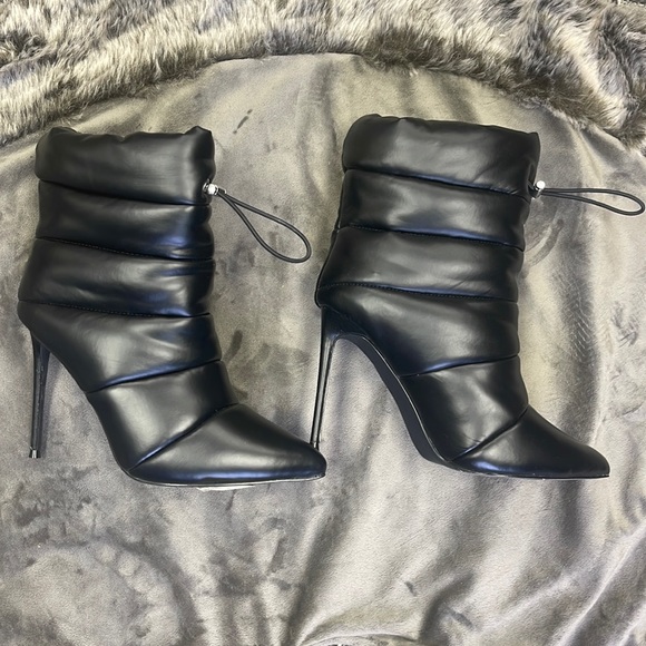 Steve Madden quilted heel bootie - Picture 6 of 10